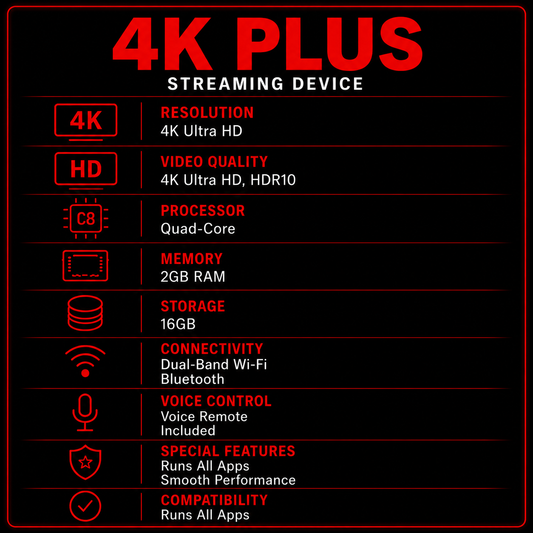 Onn 4K Plus SUPER Streaming Device